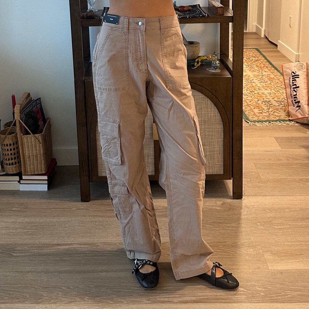 Hollister Light Brown Cargo Pants